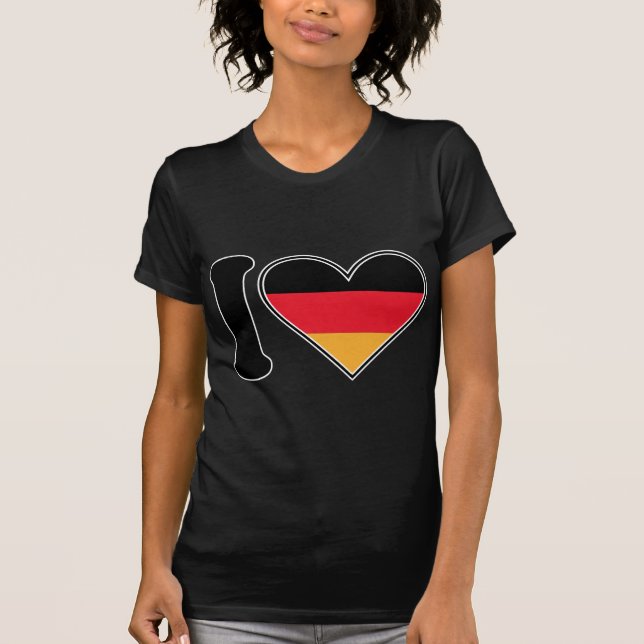 T-shirt J'aime l'Allemagne (Devant)