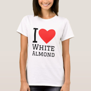 T-shirt J'aime l'amande blanche