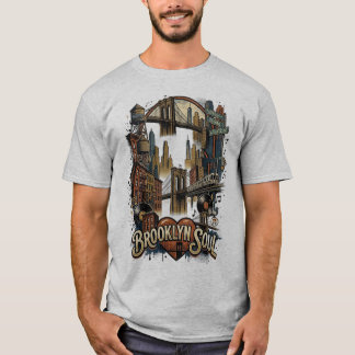 T-shirt J'aime l'âme de Brooklyn New York