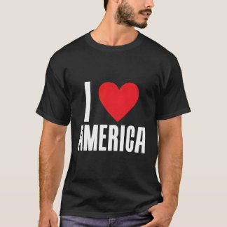 T-shirt J'aime l'Amérique