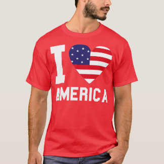 T-SHIRT J'AIME L'AMÉRIQUE