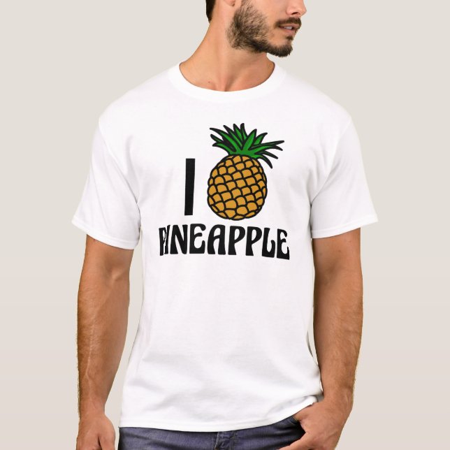 T-shirt J'aime l'ananas (Devant)