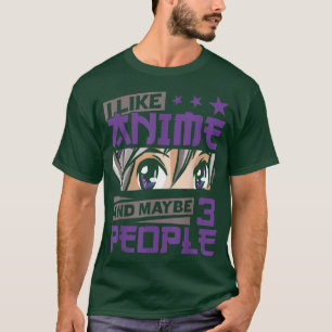 T-shirt J'aime l'anime c'est drôle culture japonaise manga