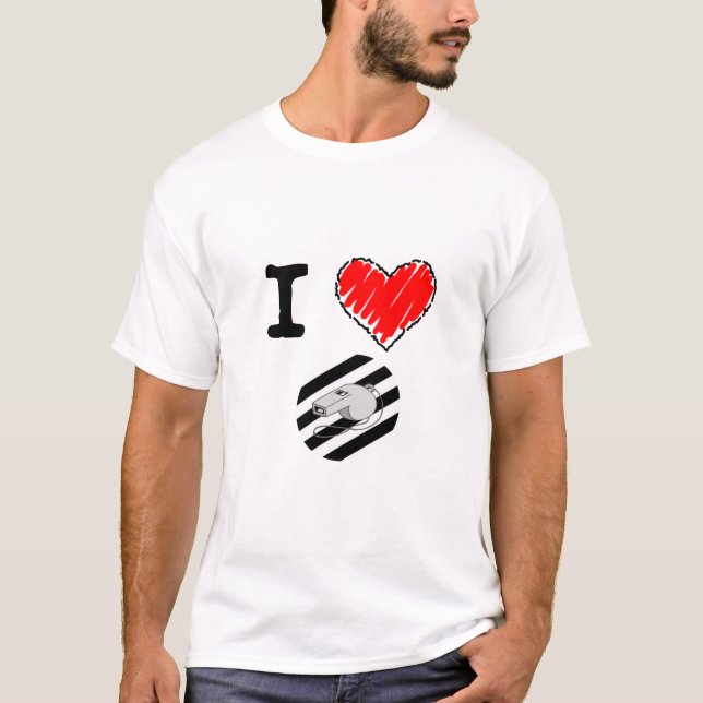 T-shirt J'aime l'arbitre (Devant)
