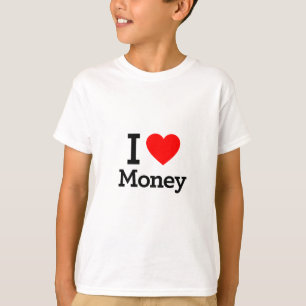 T-shirt J'aime l'argent