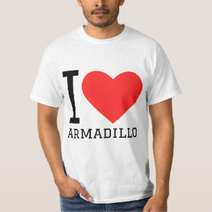 T-shirt J'aime l'armadillo