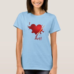 T-shirt J'aime l'art !