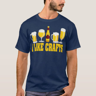 T-shirt J'aime l'artisanat de la bière artisanat