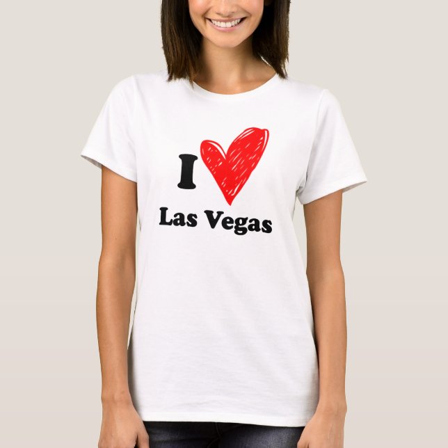 T-shirt J'aime Las Vegas (Devant)