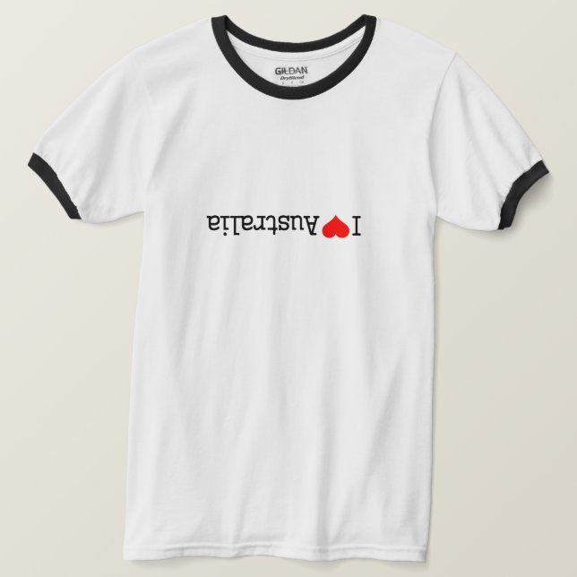 T-shirt J'aime l'Australie (Design devant)