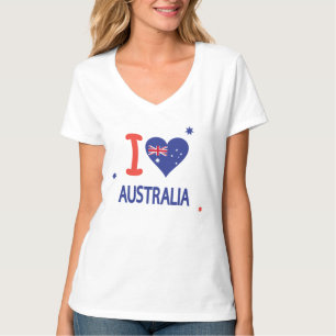 T-shirt J'AIME L'AUSTRALIE l'Australie jour le 26 janvier