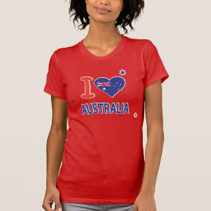 T-shirt J'AIME L'AUSTRALIE l'Australie jour le 26 janvier