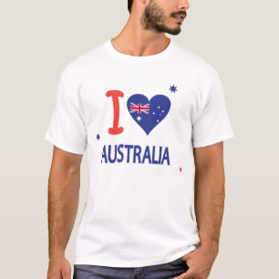 T-shirt J'AIME L'AUSTRALIE l'Australie jour le 26 janvier