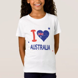 T-Shirt J'AIME L'AUSTRALIE l'Australie jour le 26 janvier