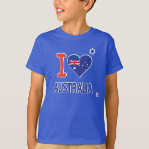 T-shirt J'AIME L'AUSTRALIE l'Australie jour le 26 janvier