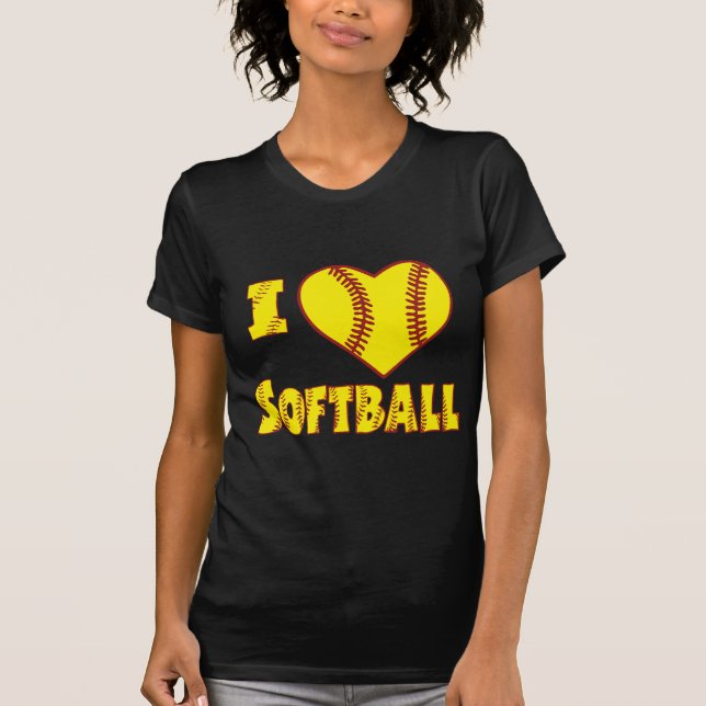 T-shirt J'aime le base-ball 2 (Devant)