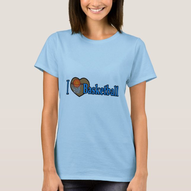 T-shirt J'aime le basket-ball (Devant)