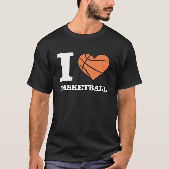 T-shirt J'aime le basket-ball (Devant)