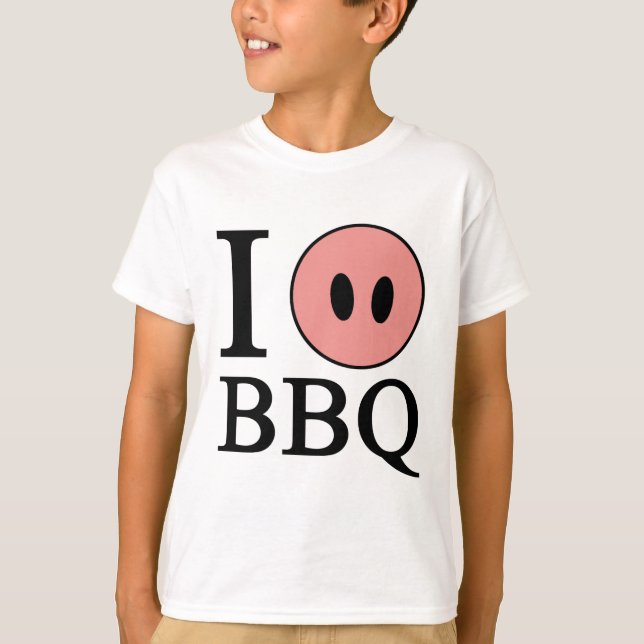 T-shirt J'aime le BBQ (Devant)