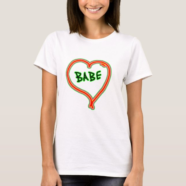 T-shirt j'aime le bébé (Devant)