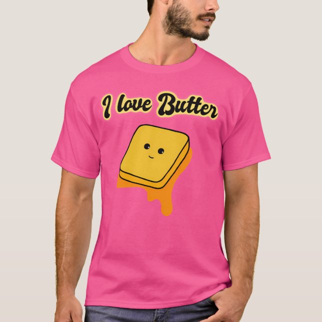 T-shirt J'aime le beurre (Devant)