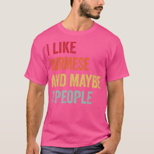 T-shirt J'Aime Le Birman Peut-Être 3 Personnes 1