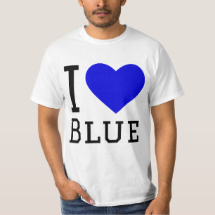 T-shirt J'aime le bleu