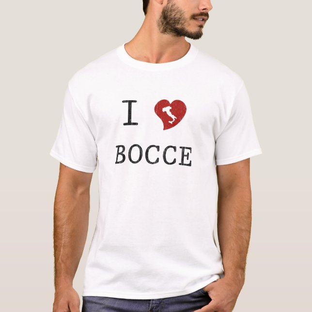 T-shirt J'aime le Bocce (Devant)