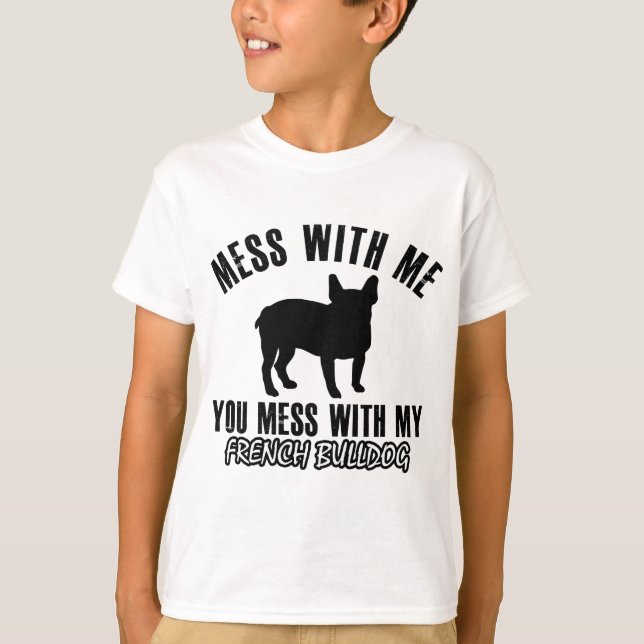 T-shirt J'aime le BOULEDOGUE FRANÇAIS (Devant)
