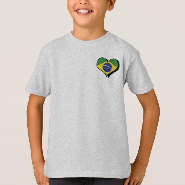 T-Shirt J'aime le Brésil (Devant)