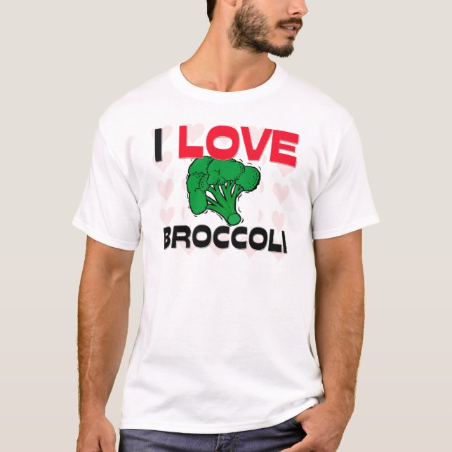 T-shirt J'aime le brocoli (Devant)