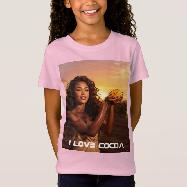 T-Shirt J'AIME LE CACAO (Devant)