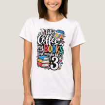J'aime le café, mes livres et peut-être environ 3 