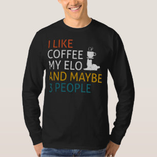 T-shirt J'Aime Le Café My Elo Et Peut-Être 3 Personnes Cit