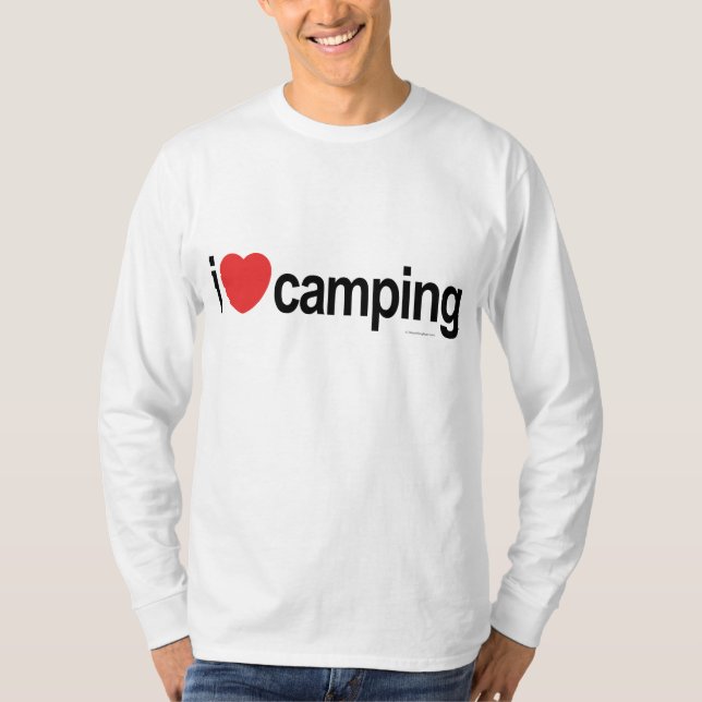T-shirt J'aime le camping (Devant)