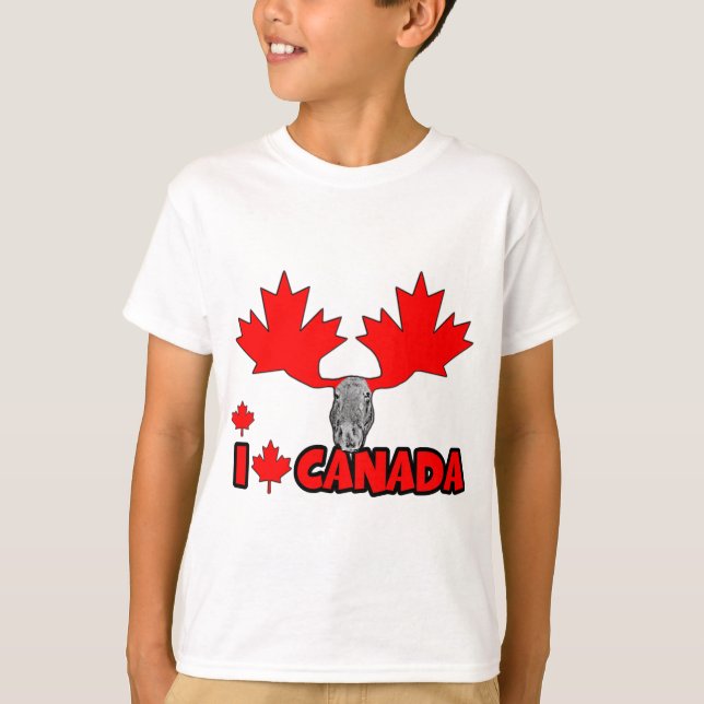 T-shirt J'aime le Canada (Devant)