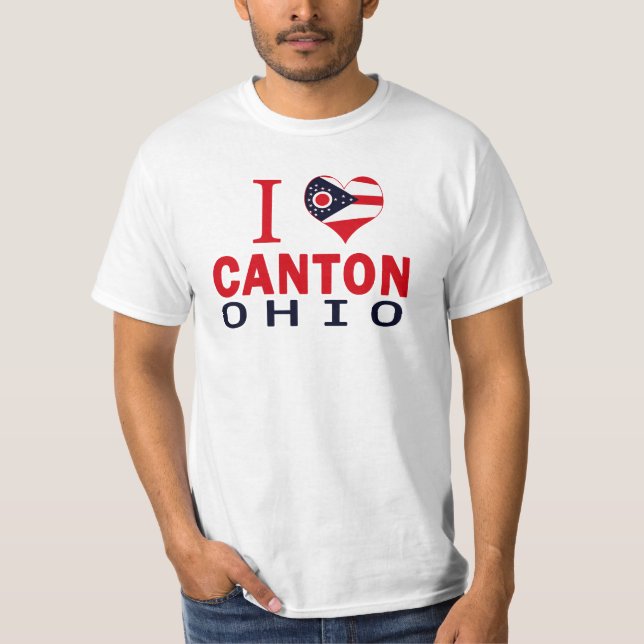 T-shirt J'aime le canton, Ohio (Devant)