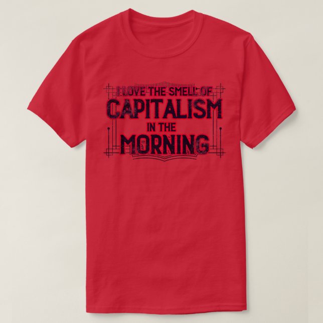 T-shirt J'aime le capitalisme 1 (Design devant)