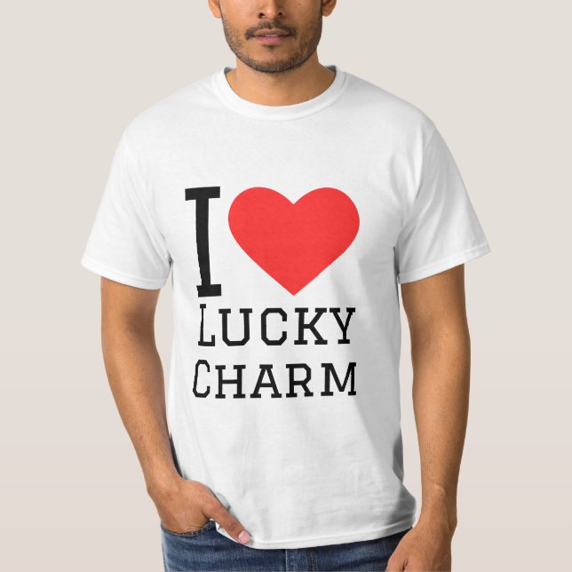 T-shirt J'aime le charme de la chance (Devant)