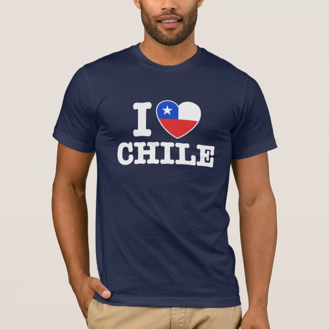 T-shirt J'aime le Chili (Devant)