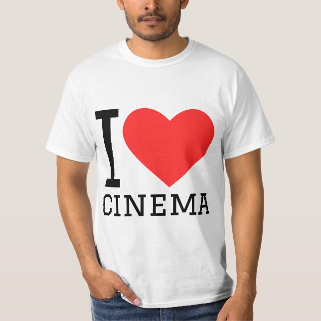 T-shirt J'aime le cinéma (Devant)