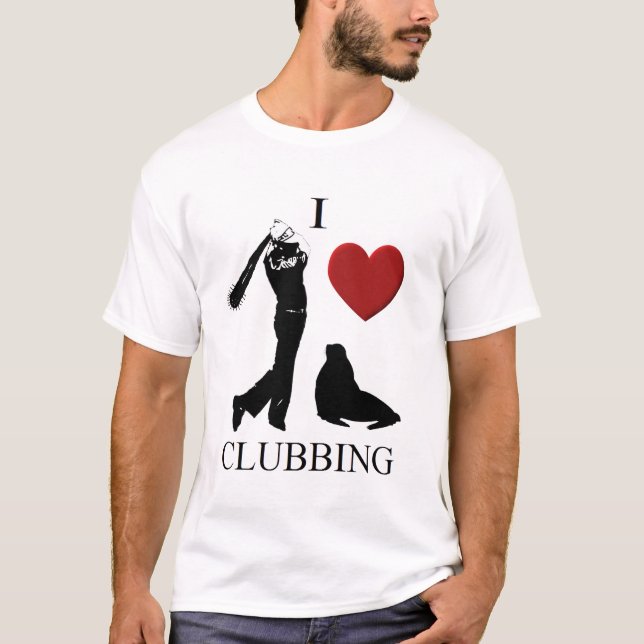T-shirt J'aime le clubbing (Devant)
