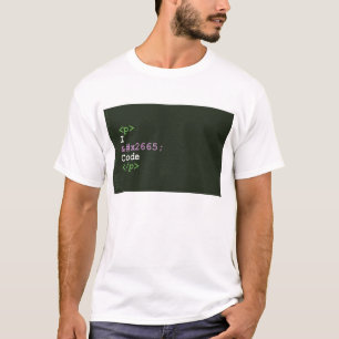 T-shirt J'aime le code