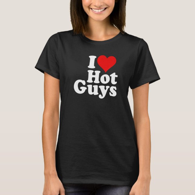 T-SHIRT J'AIME LE COEUR CHAUDS GARÇONS HOMMES VALENTINES D (Devant)