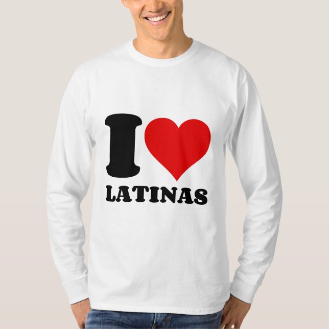 T-SHIRT J'AIME LE COEUR LATINAS (Devant)