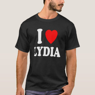 T-shirt J'Aime Le Coeur Lydia Mignonne Couple Épouse