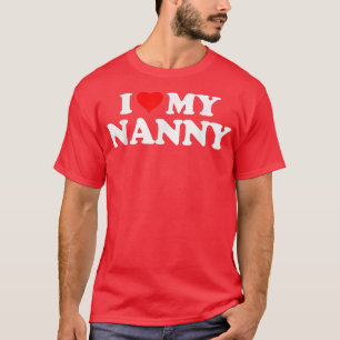 T-shirt J'Aime Le Coeur Mon NANNY