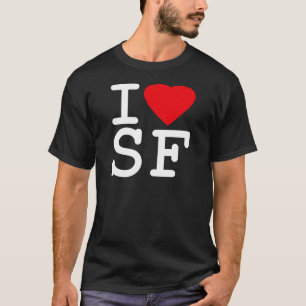 T-shirt J'aime le coeur San Francisco