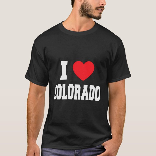 T-shirt J'Aime Le Colorado (Devant)