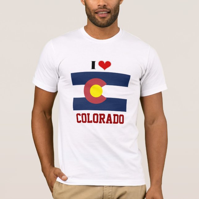 T-shirt J'Aime Le Colorado (Devant)